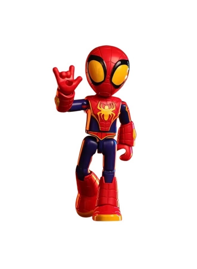 BLOKEES Spidey Web-Spinner Suit Building Kit | Marvel’s Spidey and His Amazing Friends Collectible Action Figure | STEM Construction Toy for Kids & Fans | Poseable Model for Play & Display - Image 2
